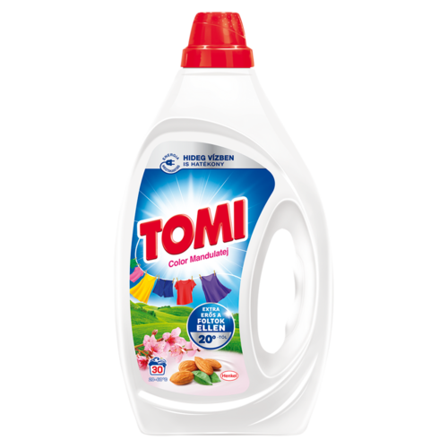 Tomi Color Mandulatej mosógél 30 mosás, 1,35 l