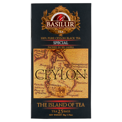 Basilur the Island of Tea Special fekete tea 25 filter 50 g