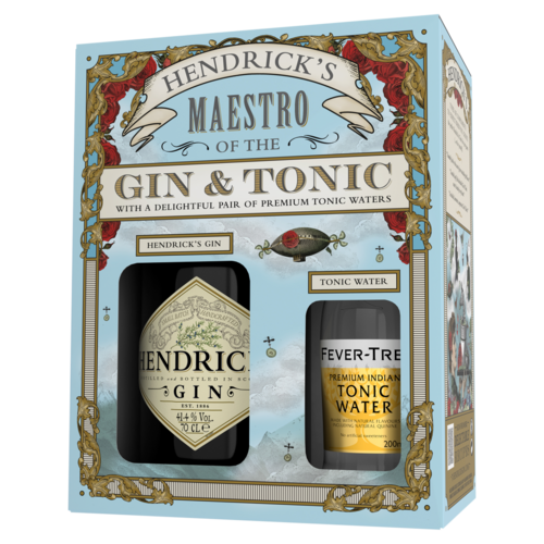 Hendrick's gin 41,4% 0,7 l + Fever-Tree Prémium Indian tonik 0,5 l