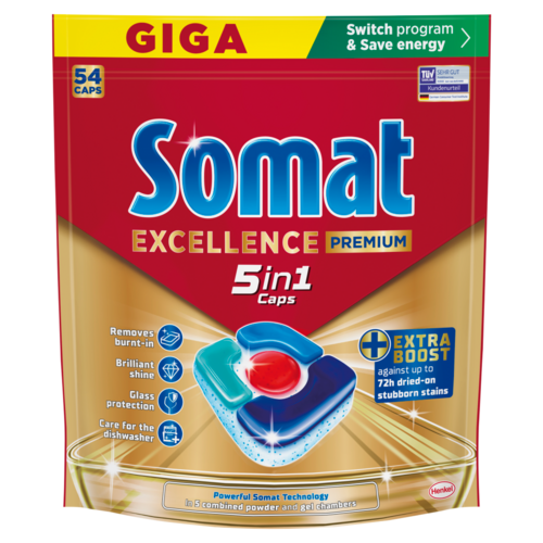 Somat 5in1 Excellence mosogatógép kapszula 54 db