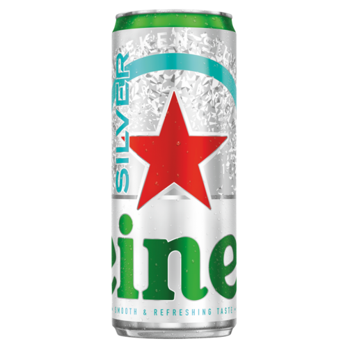 Heineken Silver világos sör 4% 330 ml