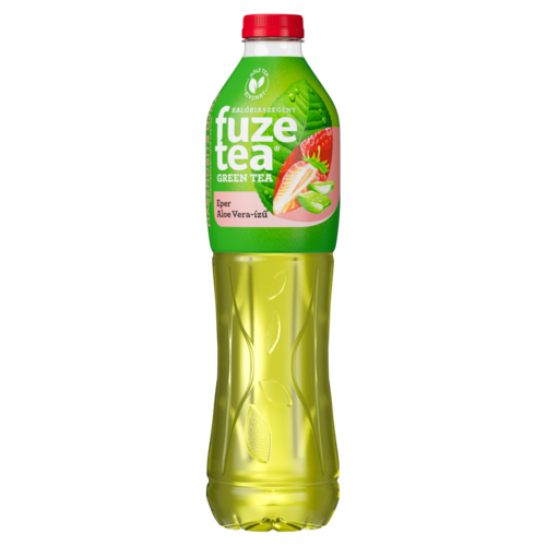 Fuze Tea szénsavmentes eper-aloe vera-ízű üdítőital zöld tea kivonattal 1,5 l