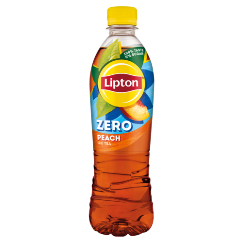 Lipton Ice Tea Zero energiamentes, őszibarack ízű üdítőital feketetea-kivonattal 500 ml