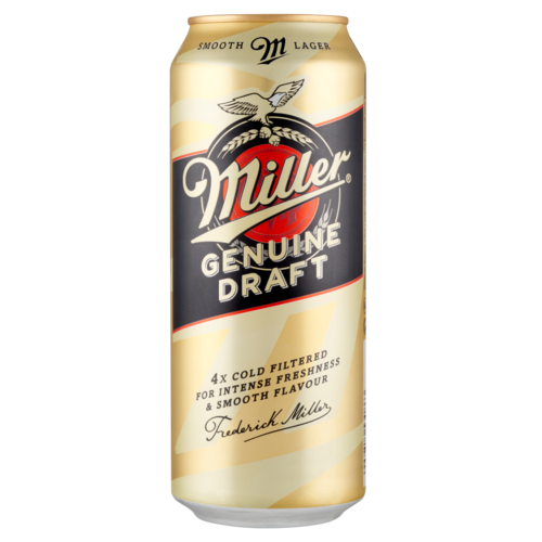 Miller Genuine Draft világos sör 4,7% 0,5 l