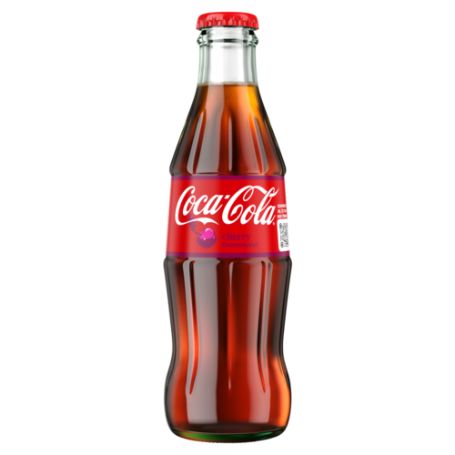 Coca-Cola Cherry cola- és cseresznyeízű szénsavas üdítőital 250 ml