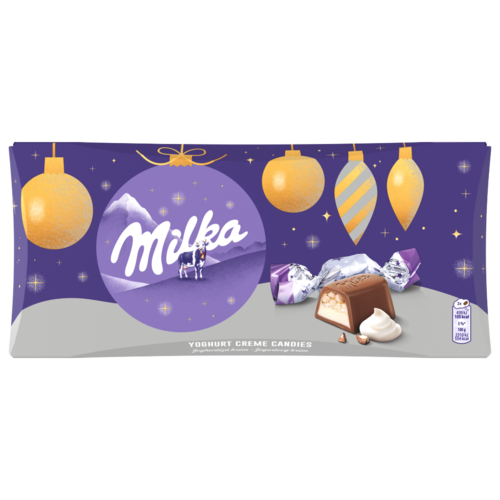 Milka szaloncukor joghurtízű krémmel 255g