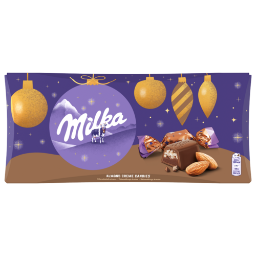 Milka mandulakrémes szaloncukor 255g