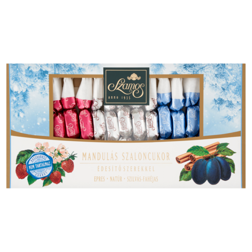 Szamos mandulás szaloncukor válogatás édesítőszerekkel 140 g