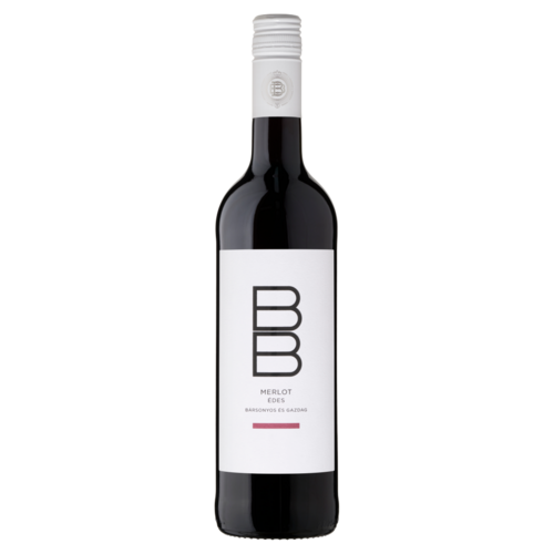 BB Dunántúli Merlot édes vörösbor 13% 0,75 l