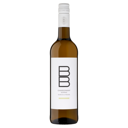 BB Balatonbolgári Chardonnay száraz fehérbor 12,5% 0,75 l