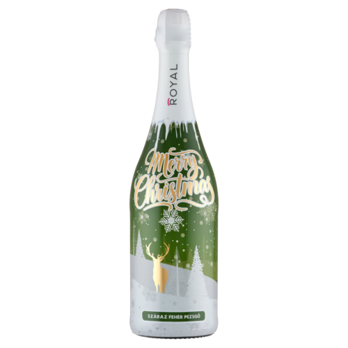 Royal Merry Christmas száraz fehér pezsgő 11% 750 ml