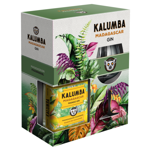 Kalumba Madagascar Mango gin 37,5% 0,7 l + 1 pohár