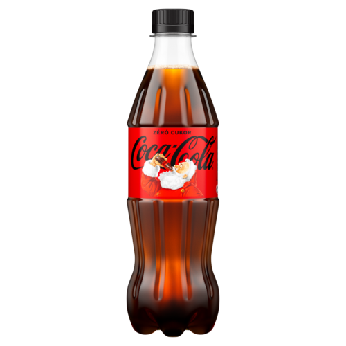 Coca-Cola zéró cukor colaízű energiamentes szénsavas üdítőital édesítőszerekkel 500 ml