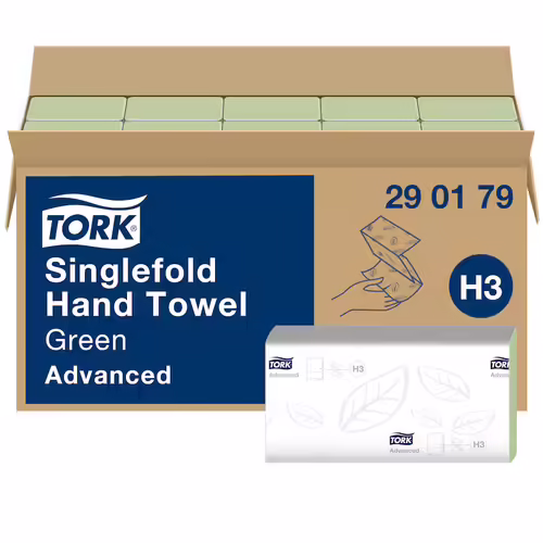 Tork Singlefold kéztörlők, zöld, H3 5250 lap