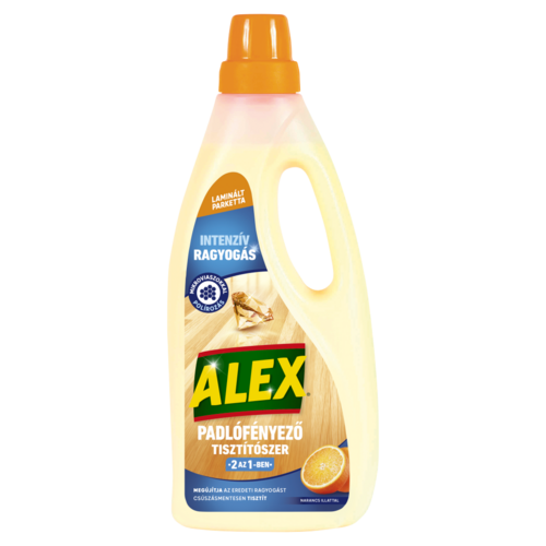 Alex 2 az 1-ben laminált parketta padlófényező tisztítószer 750 ml