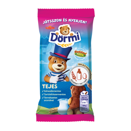 Dörmi Tejes Krémmel Töltött Puha Piskóta 30 G