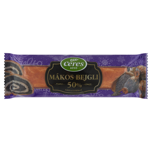Ceres mákos bejgli 50% töltelékkel 400 g
