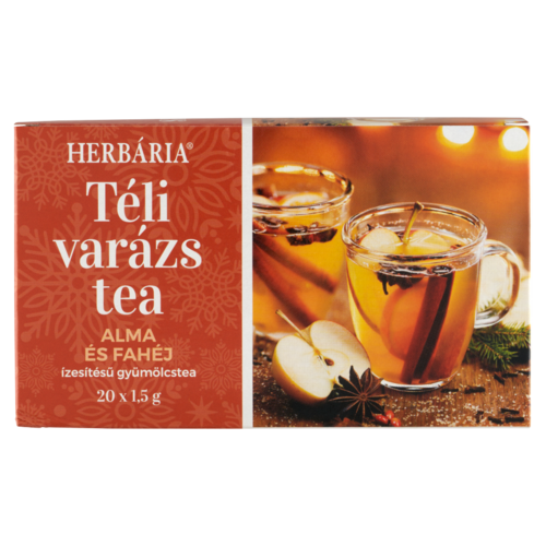 Herbária Téli varázs tea alma és fahéj ízesítésű gyümölcstea 20 filter 30 g