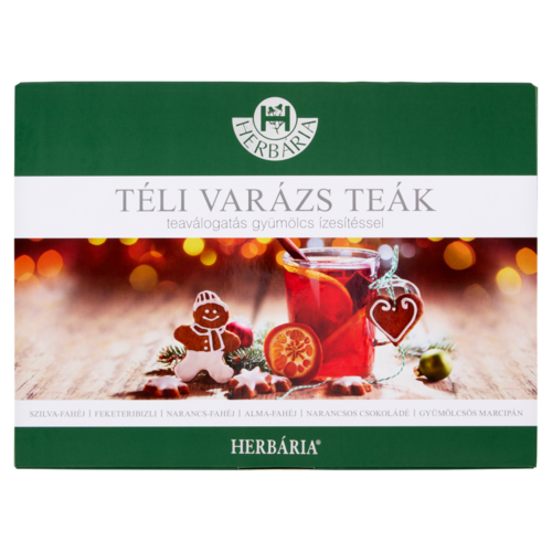 Herbária Téli Varázs Teák teaválogatás gyümölcs ízesítéssel 6 x 5 filter 45 g