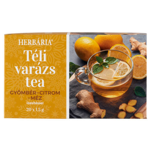 Herbária Téli Varázs tea gyömbér-citrom-méz ízesítéssel 20 filter 30 g