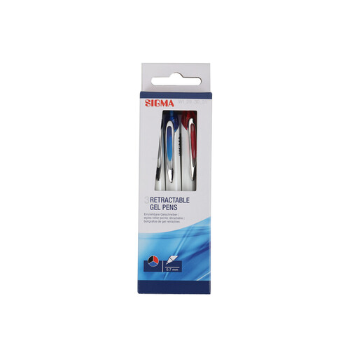 SIGMA nyómógombos zseléstoll 0.7mm 3db