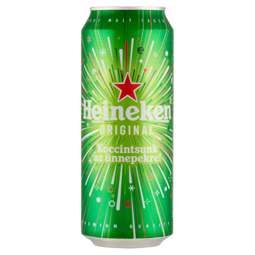 Heineken Original minőségi világos sör 5% 0,5 l