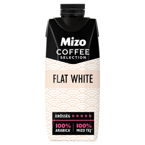Mizo Coffee Selection Flat White UHT zsírszegény kávés tej 250 ml