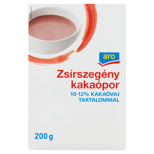 Aro zsírszegény kakaópor 10-12% kakaóvaj tartalommal 200 g