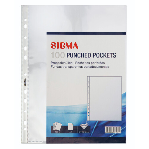 SIGMA Lefűzhető Genotherm A4 Viztiszta 60mq 100 db/cs