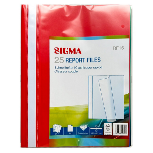 SIGMA gyorsfűző vegyes színek A4 25db