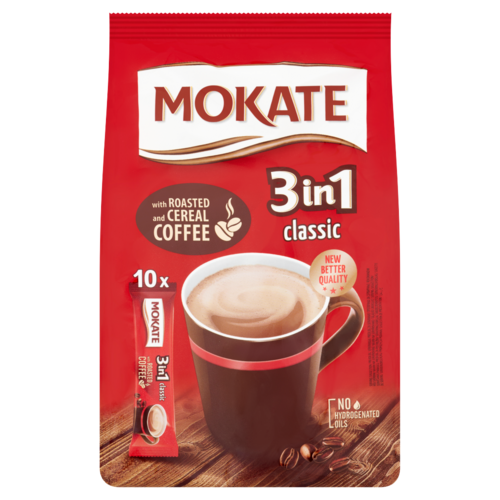 Mokate 3in1 Classic azonnal oldódó kávéspecialitás 10 x 17 g (170 g)