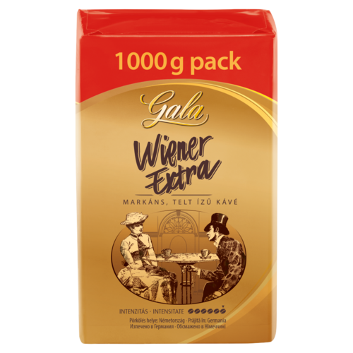 Gala Wiener Extra őrölt, pörkölt kávé 1000 g