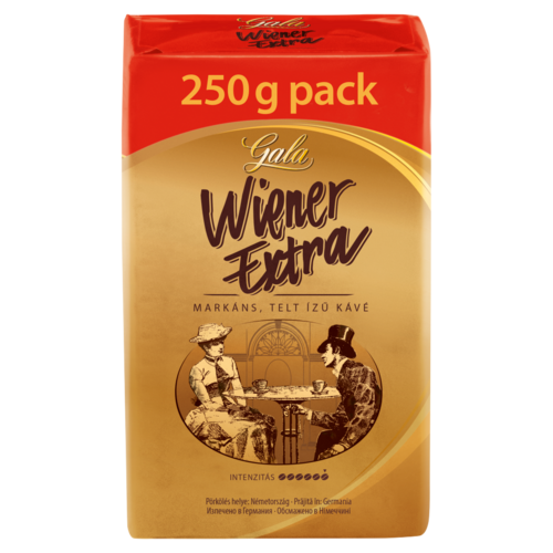 Gala Wiener Extra őrölt, pörkölt kávé 250 g
