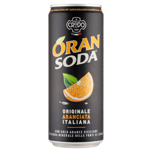 Fonti Di Crodo Oran Soda szénsavas narancs üdítőital 33 cl