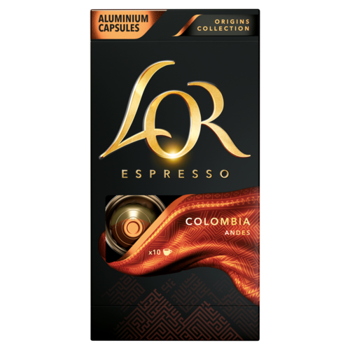 L'OR Espresso Colombia őrölt-pörkölt kávé kapszulában 10 db 52 g