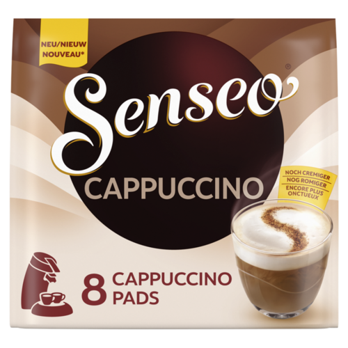 Senseo Cappuccino instant kávéitalpor egyadagos párnás kiszerelésben 8 db 92 g