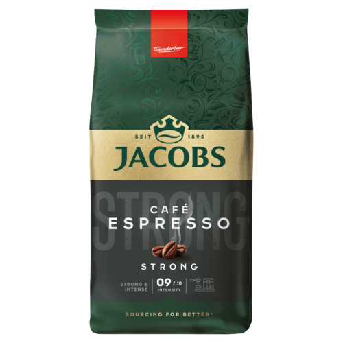 Jacobs Espresso Strong szemes pörkölt kávé 1000 g