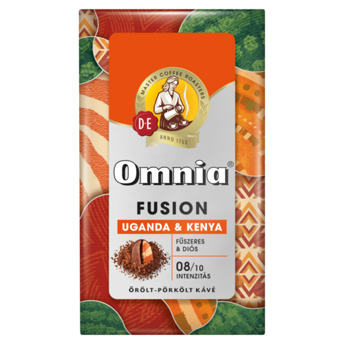 Omnia Fusion Uganda & Kenya fűszeres & diós őrölt-pörkölt kávé 225 g