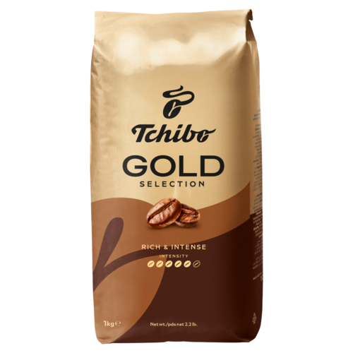 Tchibo Gold Selection szemes, pörkölt kávé 1000 g