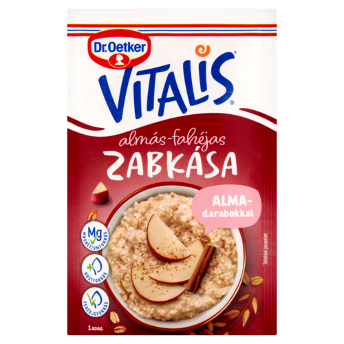 Dr. Oetker Vitalis almás-fahéjas zabkása alappor almadarabokkal 48 g
