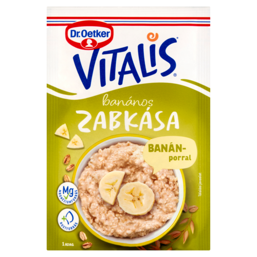 Dr. Oetker Vitalis banános zabkása alappor banánporral 55 g
