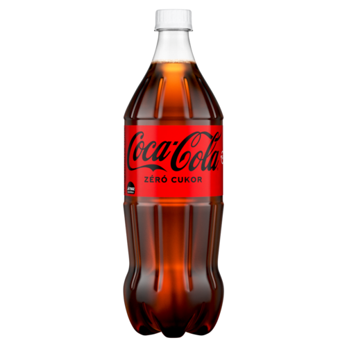 Coca-Cola Zéró colaízű energiamentes szénsavas üdítőital édesítőszerekkel 1 l