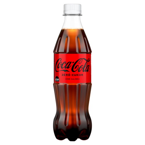 Coca-Cola Zéró colaízű energiamentes szénsavas üdítőital édesítőszerekkel 500 ml