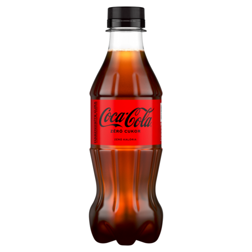 Coca-Cola zéró cukor colaízű energiamentes szénsavas üdítőital édesítőszerekkel 300 ml
