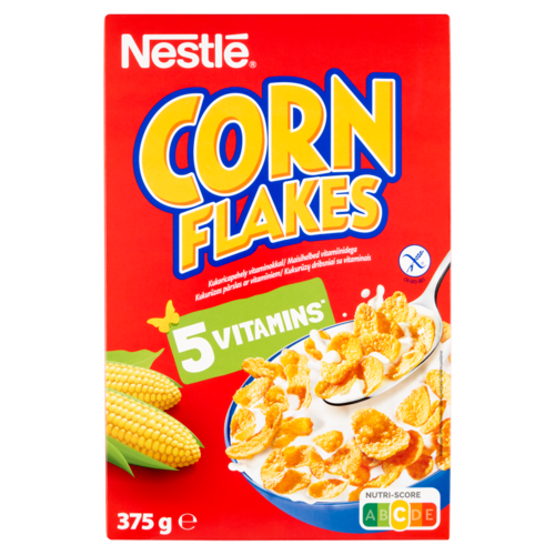Corn Flakes gluténmentes ropogós kukoricapehely vitaminokkal 375 g