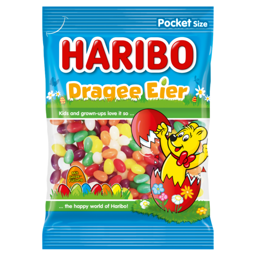 Haribo Dragee Eier zselés cukordrazsé 100 g