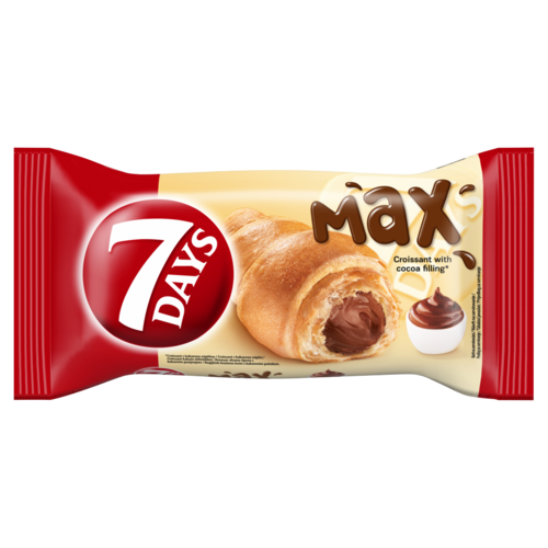 7DAYS Max croissant kakaós töltelékkel 80 g