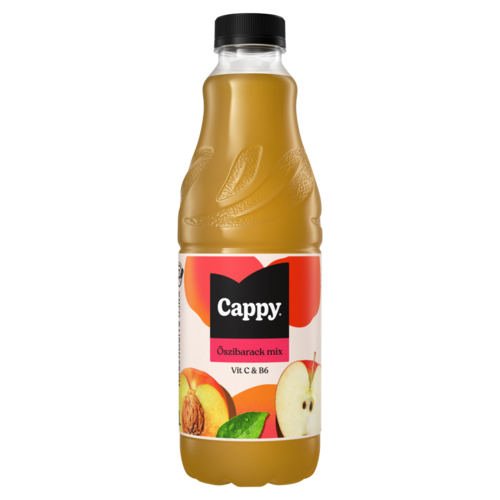 Cappy Őszibarack Mix gyümölcsital őszibarackpüré és almalé sűrítményből 1 l