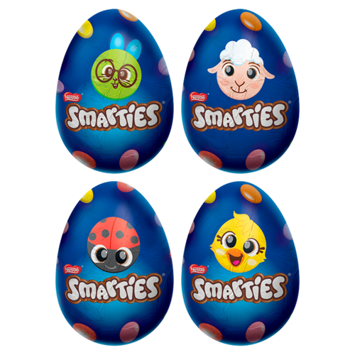 Smarties tejcsokoládé tojás tejcsokoládés cukordrazséval 17,5 g