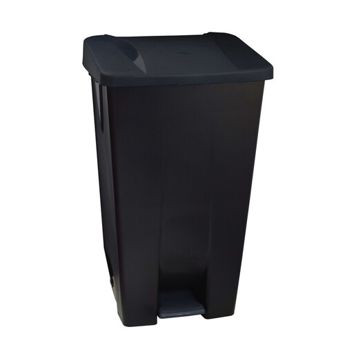 METRO PROFESSIONAL pedálos szemetes fekete 120l